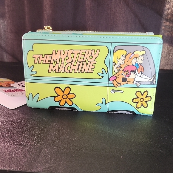 Loungefly Other - Loungefly Mystery Machine Wallet - Blue and Yellow